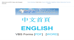Desktop Screenshot of efcnewlife.org